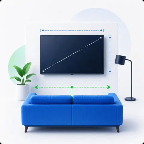 Tamanho da TV