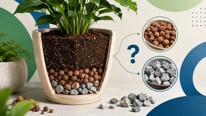 Precisa colocar argila expandida ou pedras no fundo do vaso?